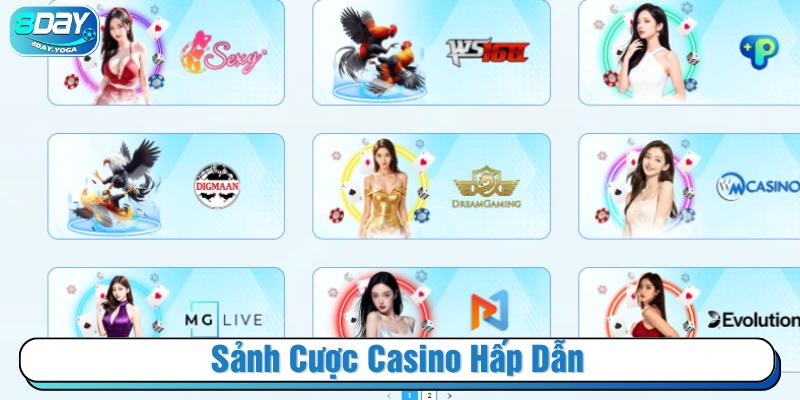 Sòng bạc casino hot với các dealer nóng bỏng, xinh đẹp